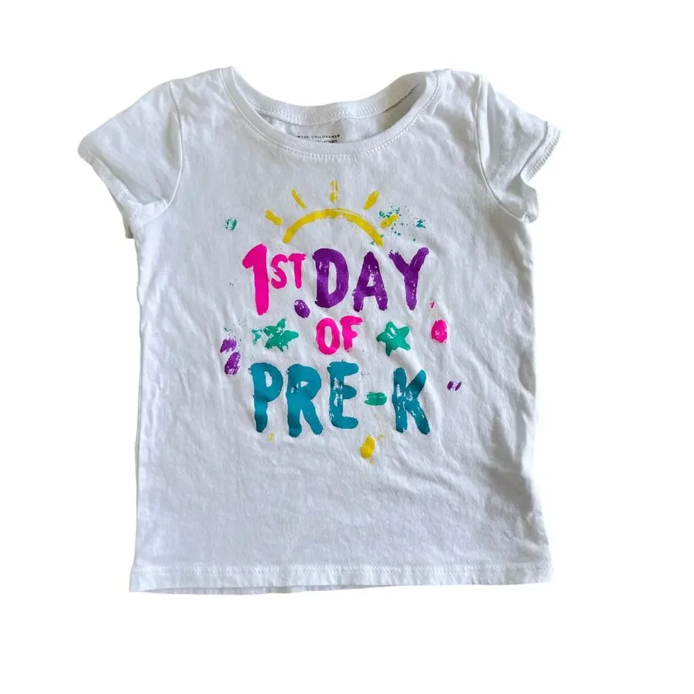 The Children’s Place Toddler Girl’s 4T ‘1st Day of Pre-K’ Graphic Tee